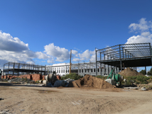 承德亞歐果仁有限公司在建杏核破碎、杏仁脫苦車間項(xiàng)目初見規(guī)模