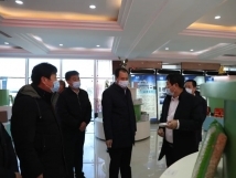 12月13日，市委書記王賀民蒞臨亞歐公司指導(dǎo)